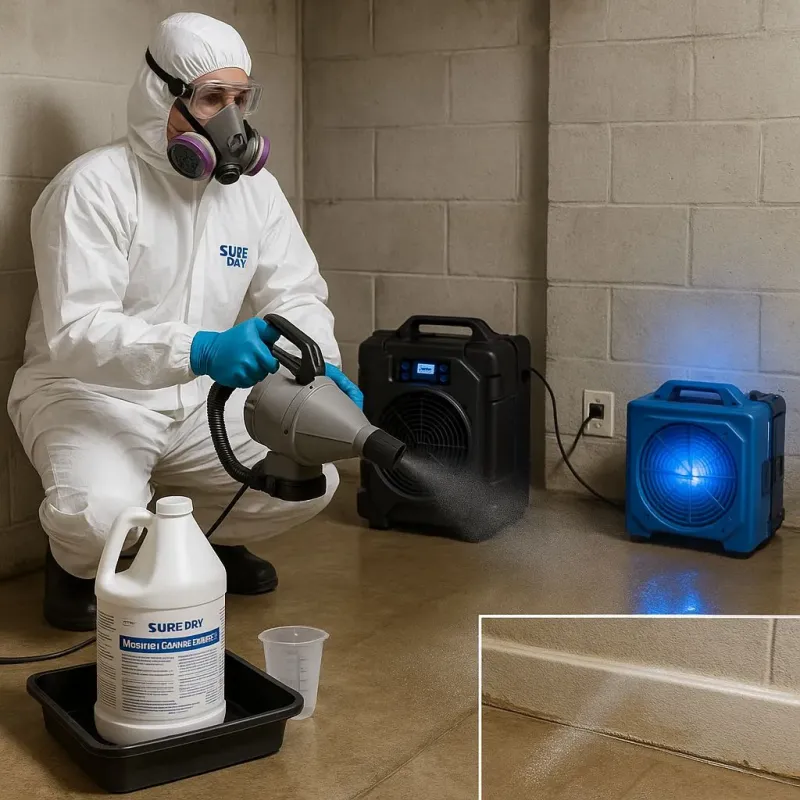 Sanitization and Odor Removal process in Hometown, PA