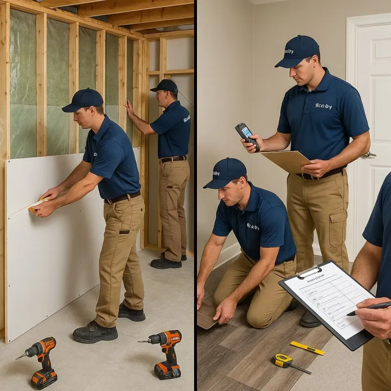 Repairs and Reconstruction process in Hometown, PA